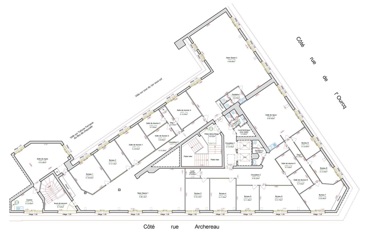 Bureau Paris 4183m² Vente bureau Paris OVBUR2532633 13